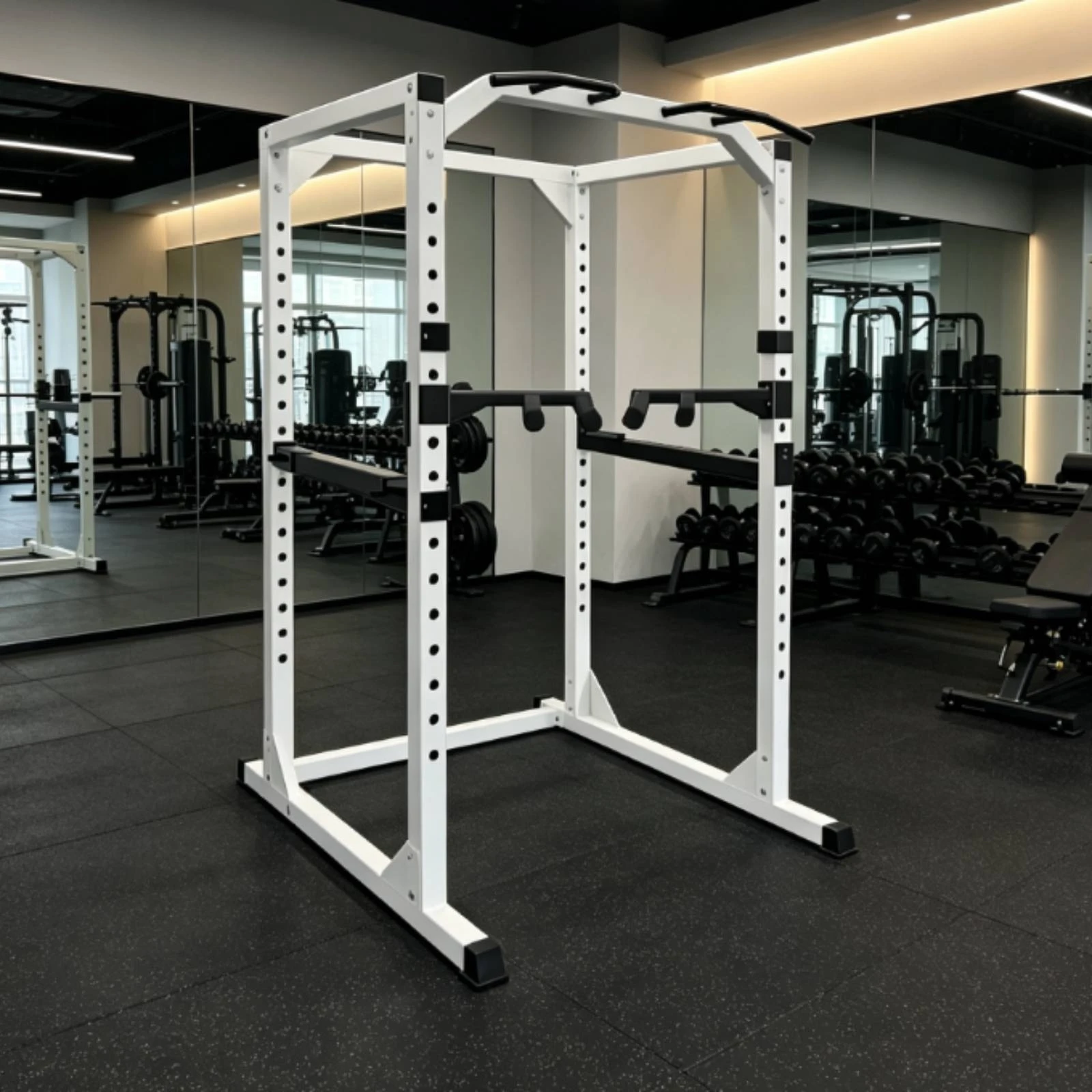 平行棒バー取り付け金具 頑丈なラックマウント式平行棒ハンドル - Home Gym Installation のレビューと価格
