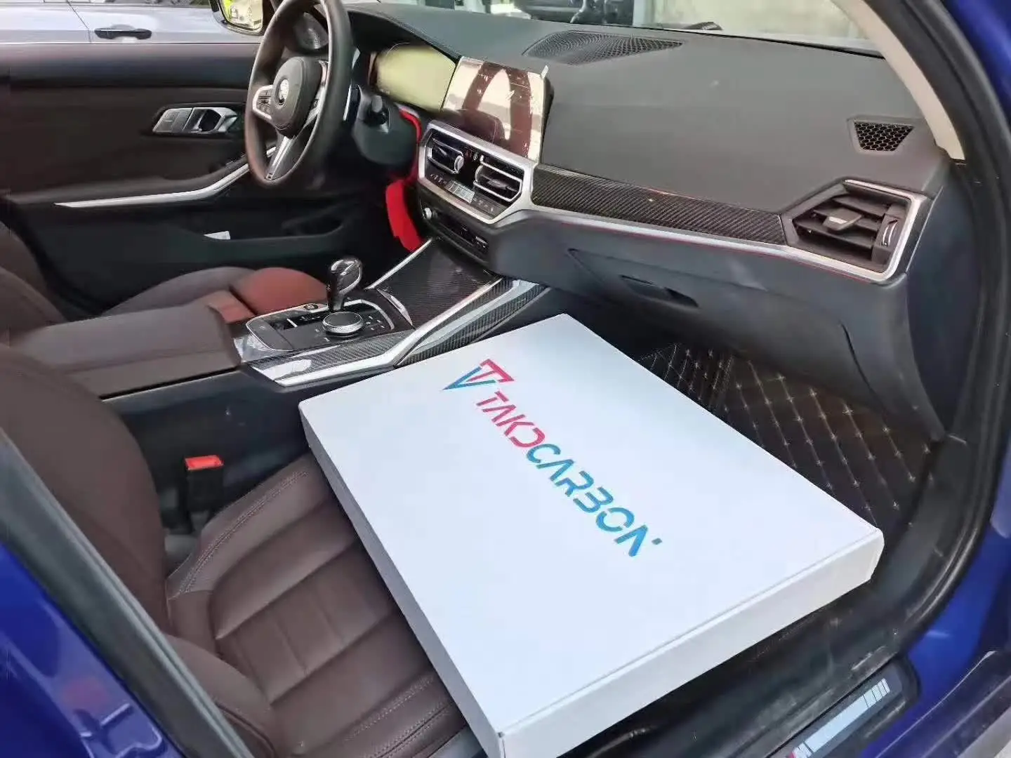 3 Series 3k Twill Carbon Braided Glossy Dry Carbon Fiber Interior Kit