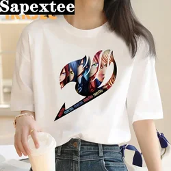 fairy tail tshirt t-shirt women kawaii tumblr couple clothes streetwear white tshirt streetwear