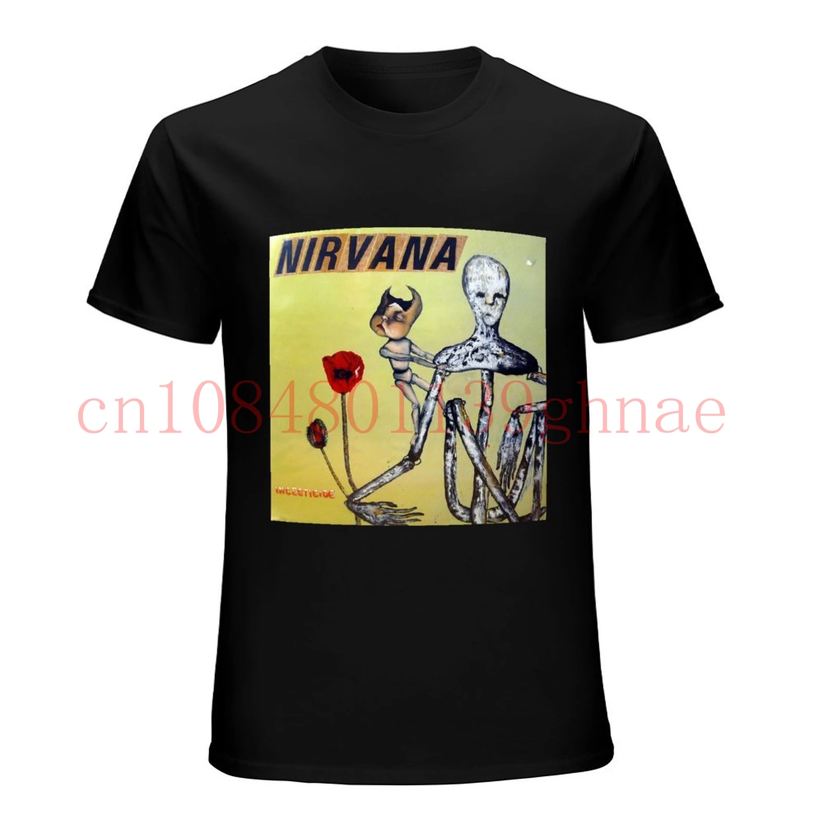 Incesticide  T Shirt 100% Pure Cotton Big Size Kurt Incesticide Nevermind Inutero Grunge