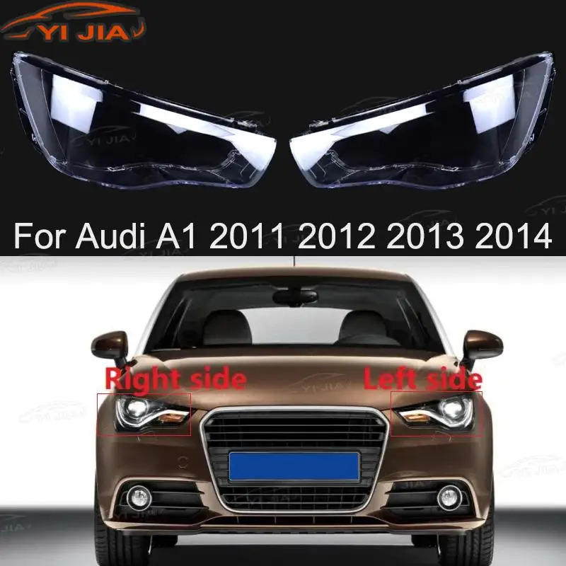 

Car Headlight Cover Front Headlamp Lens For Audi A1 2011 2012 2013 2014 Clear Waterproof Lampshades Shell Shade Replace Housing