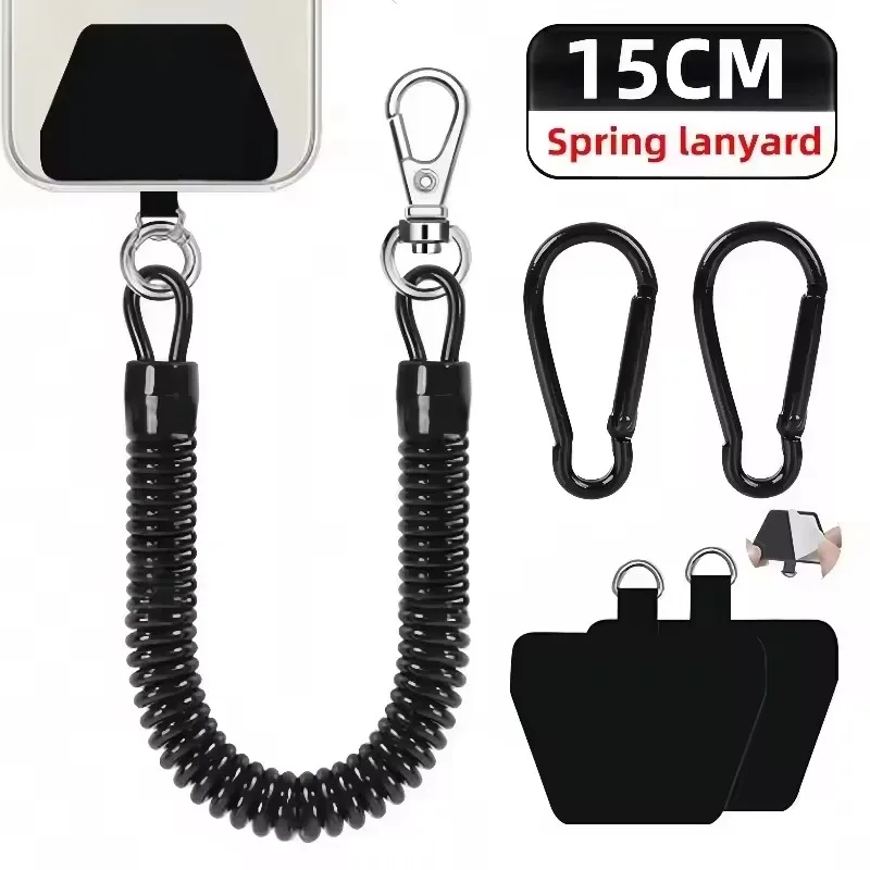 Sangle de téléphone anti-perte réglable avec clip, cordon universel durable pour la randonnée, le cyclisme, l'escalade et les activités de plein air