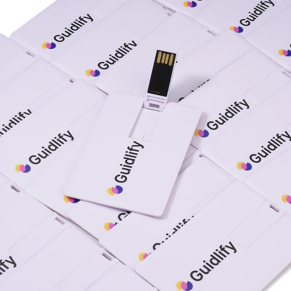 100Pcs/LOT Custom LOGO Business Card USB Stick Pendrive 4Gb 8GB 16GB Pen Drive Usb Memory Credit Card 2.0 Promotional usb Drives