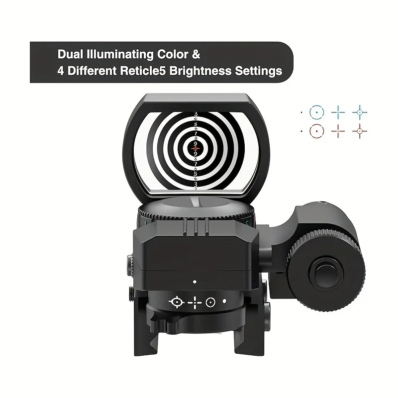 Hunting Laser Red Dot Sight Scope Tactical Riflescope Optics Red Dot Sight 4 Reticle Scope Collimator Sight for 20mm