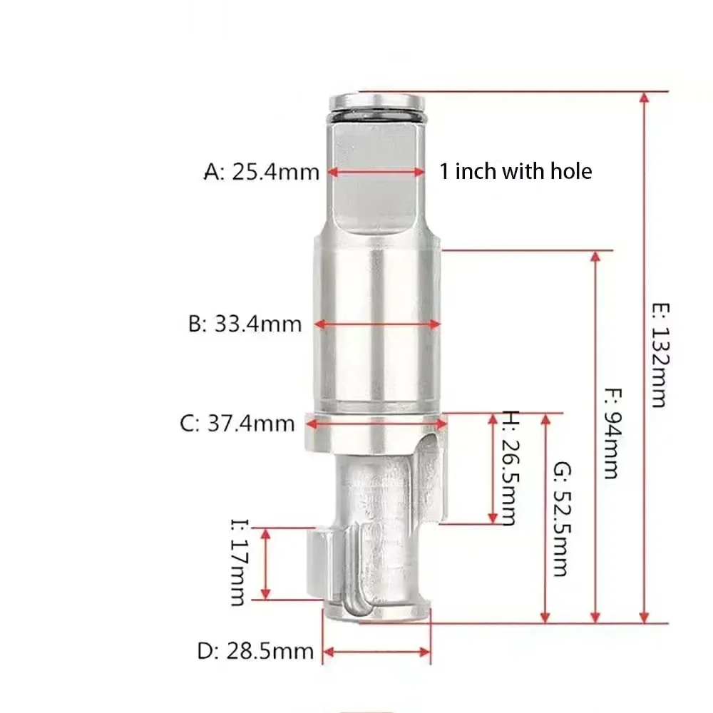 

Pneumatic Tools Air Impact Wrench Anvil Driver Spindle Axis Hammer Block Repair Parts 1pc