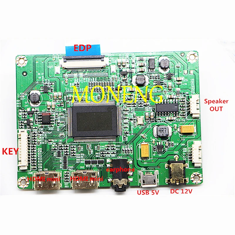 2mini HDMI + płyta kontrolera Audio LCD dla 120HZ LCD 15.6 "N156HHE-GA1 N156HCE-GA2 EDP 30Pin 1920x1080 120HZ zestawy LCD controlador