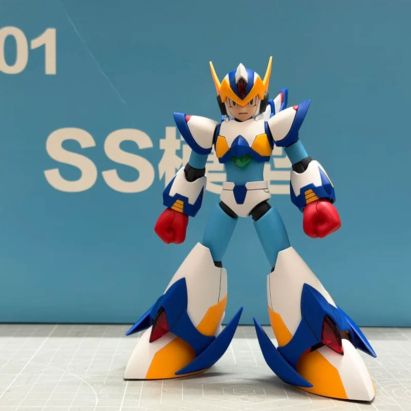 

SS KP701 Mega Man X Fifth Form Falcon Action Figures Assembly Model Kit Rockman Desktop Ornament Doll Boy Puzzle Toy Collectible