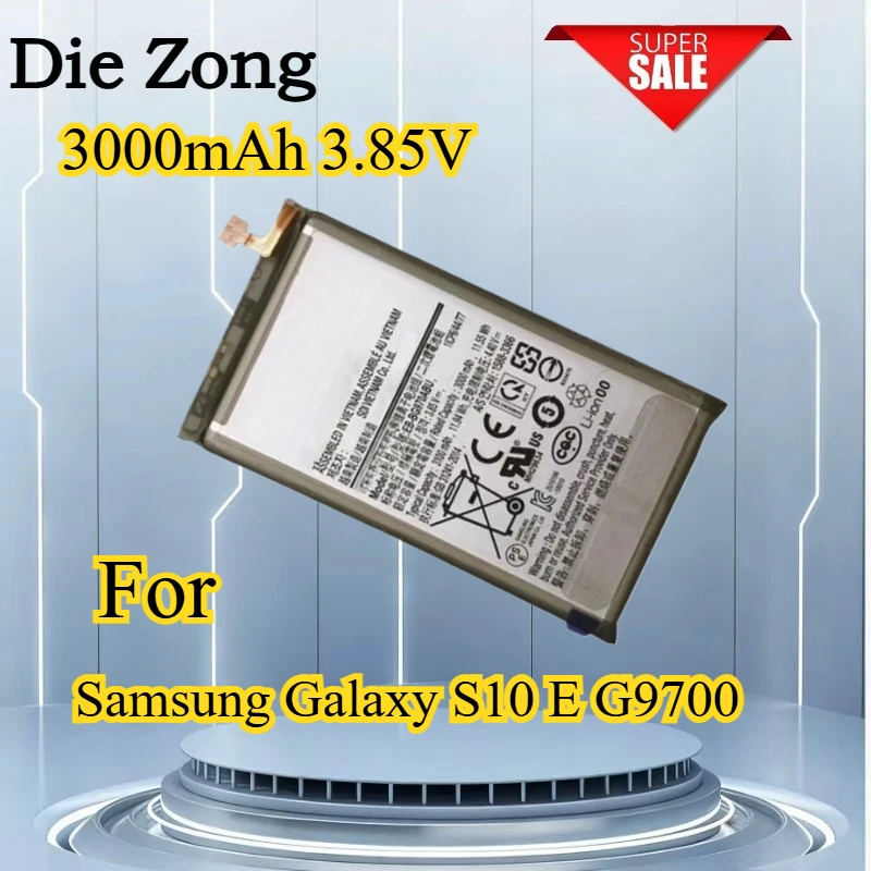 

For Samsung Galaxy S10 E G9700 Galaxy3000mAh 3.85V Large capacity
