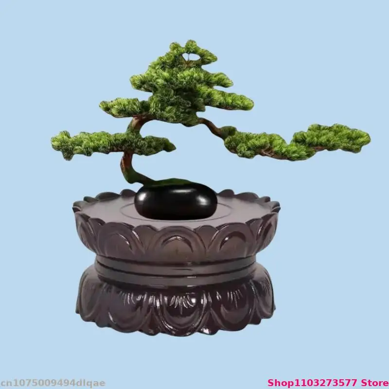 Wooden Display Stand Lotus Decoration Base Flowerpot Plant Rack Handicrafts Teapot Tea Set Base Model Sculpture Base Vase Base