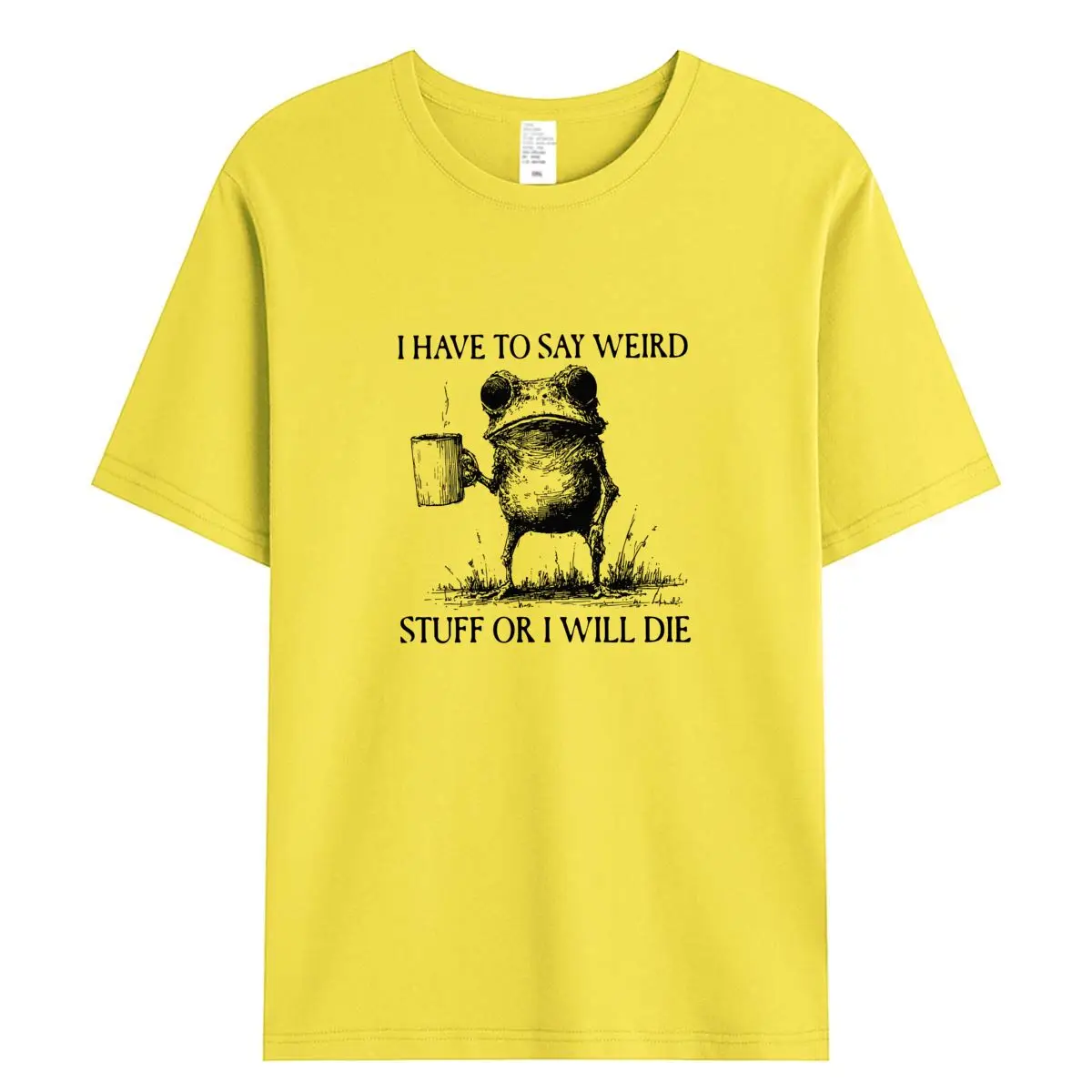 الصيف النساء تي شيرت موضة مضحك الضفدع الجرافيك تي شيرت المتضخم قصيرة الأكمام المحملة 100% القطن امرأة قمة الإناث التي شيرت الملابس #5