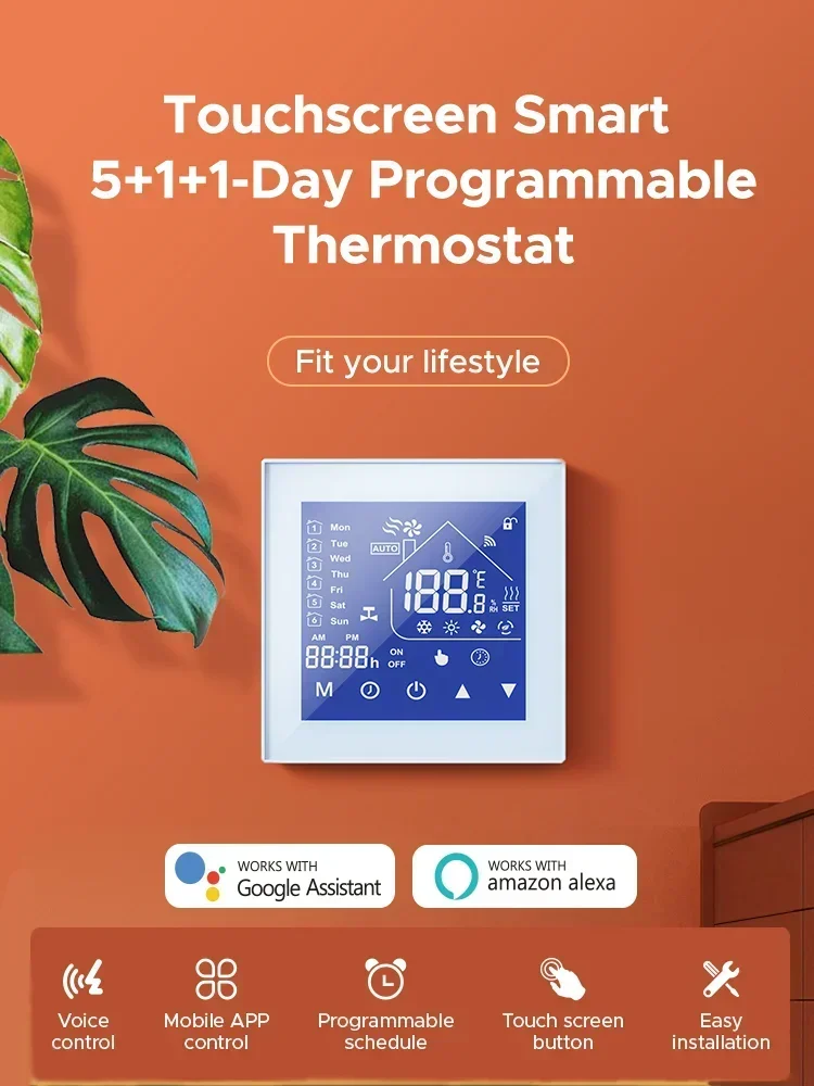 Ewelink WiFi Smart Thermostat For Heating Gas Water Heater Electric Floor Smart Home Temperature Controller Alexa Google Home