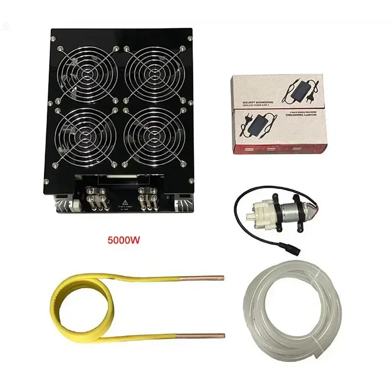 Exceeding expectations Machine 5000W Induction Heater High Frequency Induction Heating Plate Melting Metal + Coil + Pump