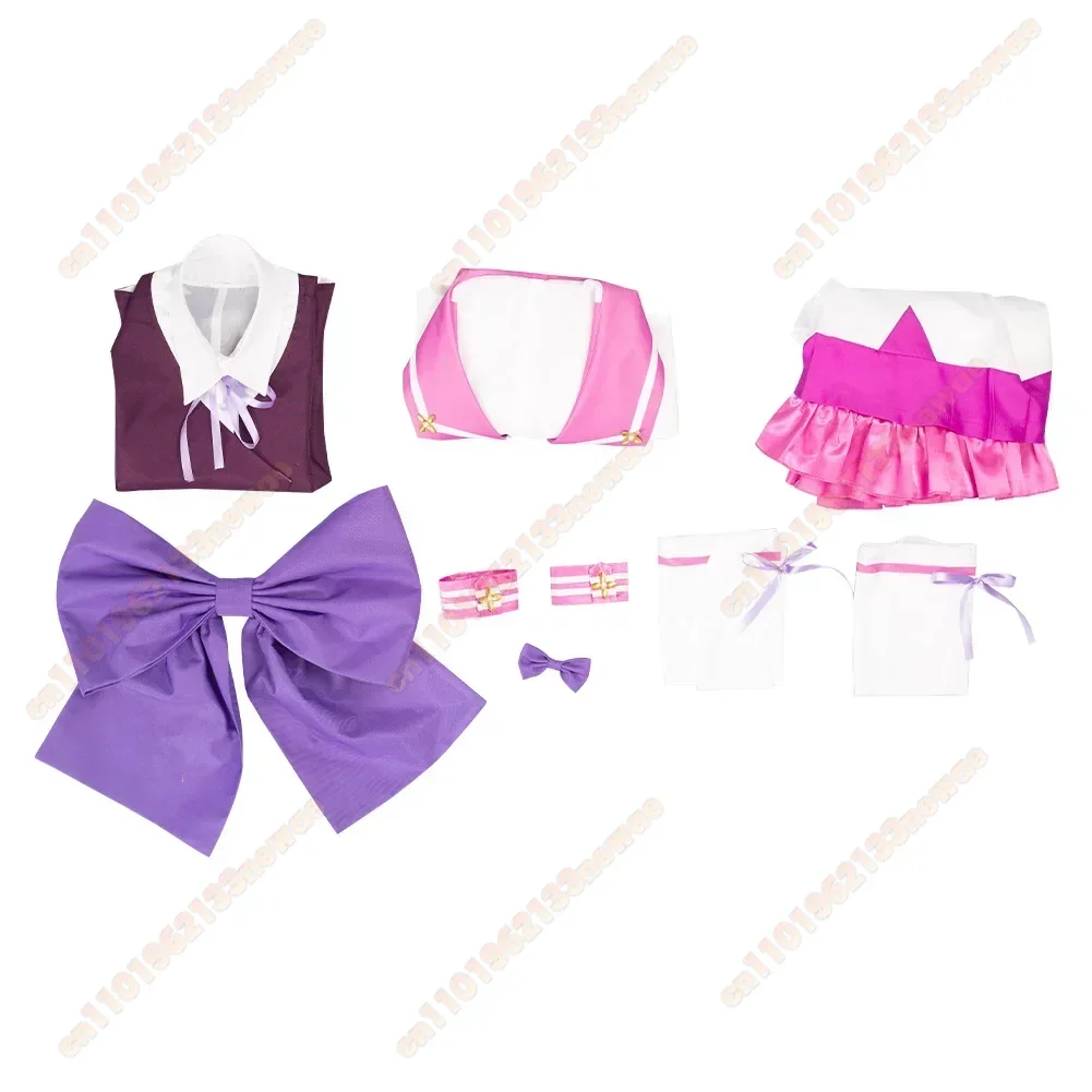 MINISO 2025 Kostum Cosplay Minggu Spesial Derby Cantik Pakaian Seragam Sekolah Setelan Karnaval Halloween