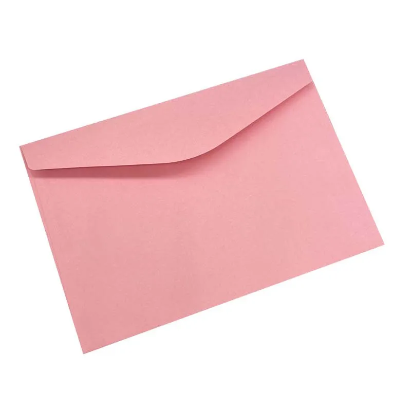 Custom.-Border Blank In-Stock No.Western Wedding Invitation Pink Invitation Envelope Colorful Envelope High-End Feel
