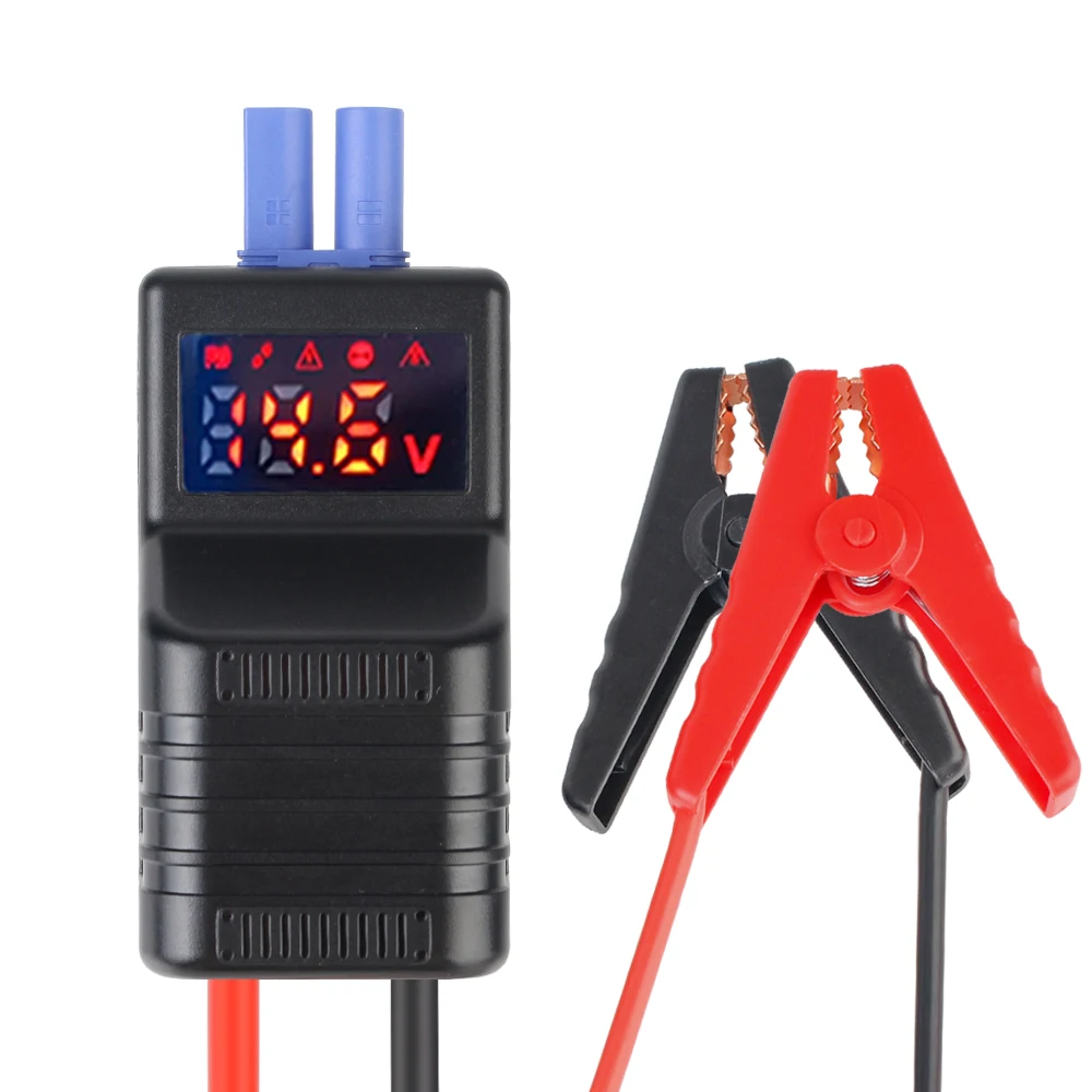 Intelligent Clamp Booster Emergency Jumper Cable Clip With EC5 Plug Connector Anti Reverse Connection 650A 12V