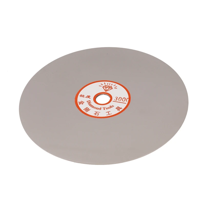 A98E-6 Polegadas Grit 3000 Diamante Revestido Roda Plana Jóias Polimento Disco de Moagem