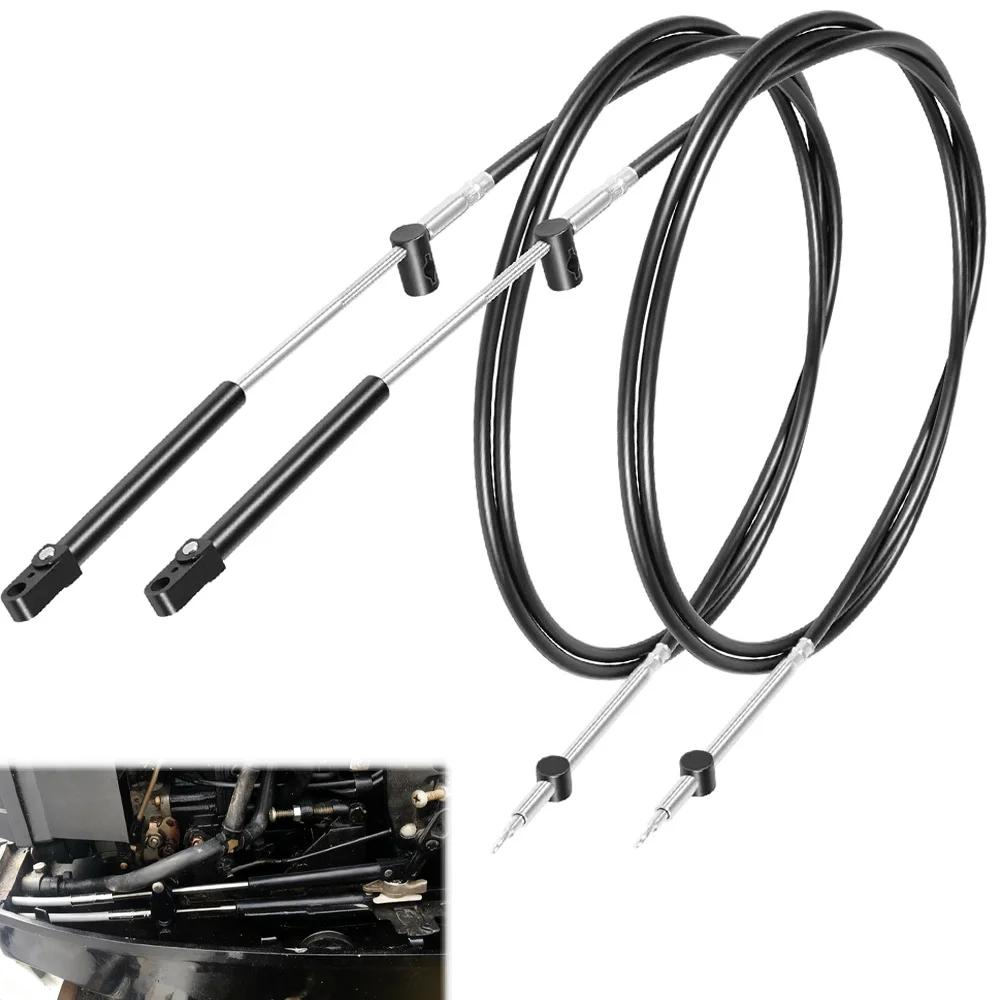 10FT Boat Throttle/Shift Cables for Gen1 600A Series Controller Compatible with Mercury MerCruiser Marine Force Outboard Engines
