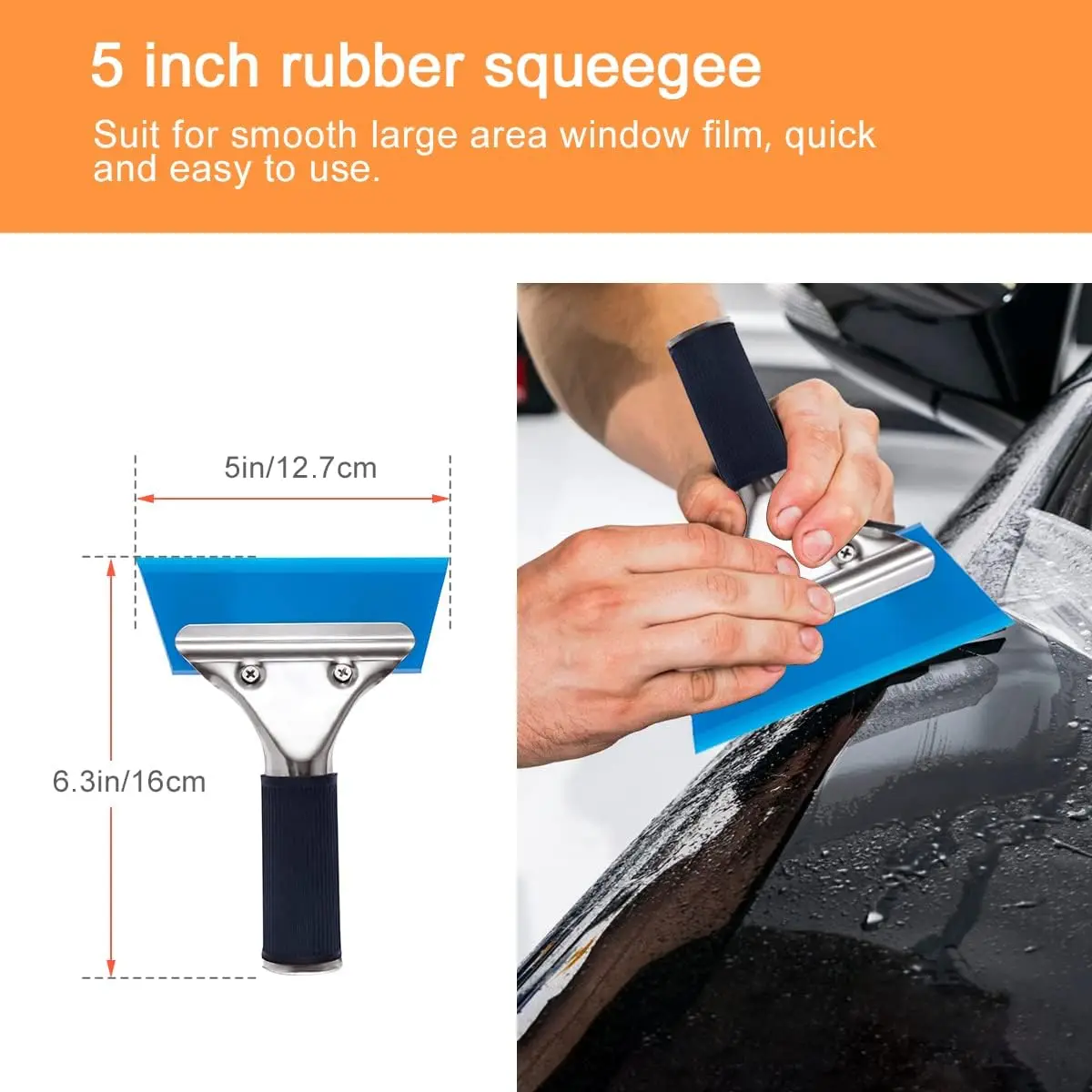 مجموعة أدوات تغليف السيارة أداة تلوين فيلم النافذة مجموعة أدوات لف الفينيل مجموعة أدوات تغليف السيارات من الفينيل ممسحة ملونة مكشطة سكين تقطيع #5