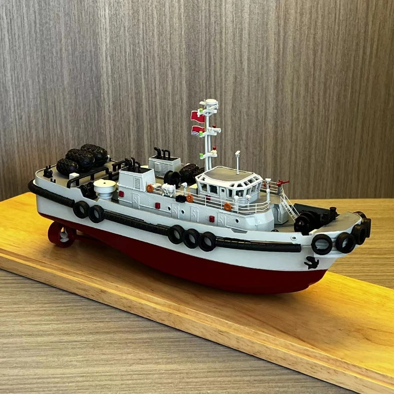 Tugboat Model Static Display Gift Aircraft Carrier Tugboat Full Rotation Tugboat Decoration Toy Gift