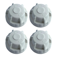 4Pcs Radiator Valve Protection Cap M30*1.5 Thread Thermostatic Manifold Adjusting Cap 34*24mm Water Distributor Regulating Cap