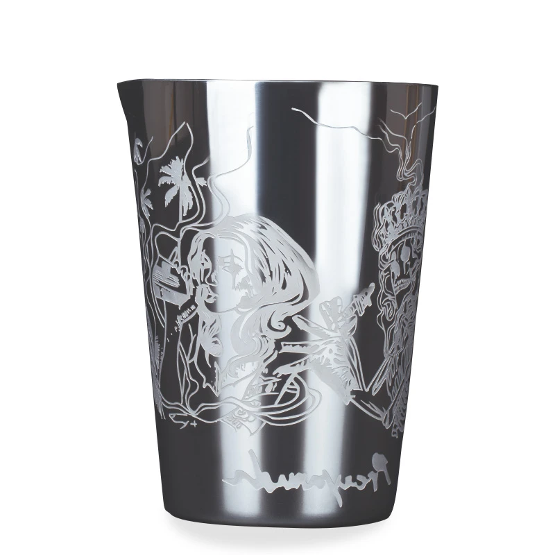 500 مللي كوكتيل خلط الزجاج نمط جديد الفولاذ المقاوم للصدأ النعناع Julep موسكو البغل القدح كوب البيرة فنجان القهوة المياه الزجاج درينكوير