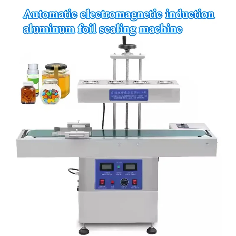 Manufacturer Supply Automatic 80-200MM Aluminum Induction Heating Foil Sealing Machine For Bottles