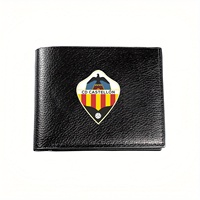 Wallet CD Castellón Football Club Crest Business Mens Casual Elegant Simple Practical Quality Wallet Stylish Printing Graphic Cr