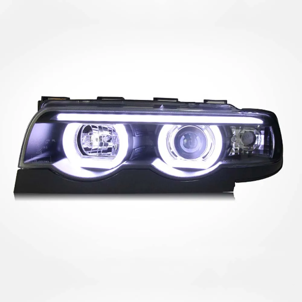 Car Accessories Headlamp Headlight Assembly Dynamic Streamer Turn Signal Indicator Front Light For BMW 7 Series E38 1998-2002