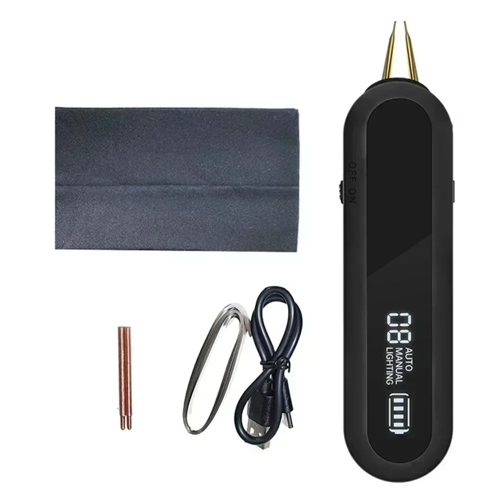 

Handheld Spot Welder with Dual Pulse and 12 Adjustable Levels Designed for Precise Welding on Thin Nickel Sheets and Metal Parts