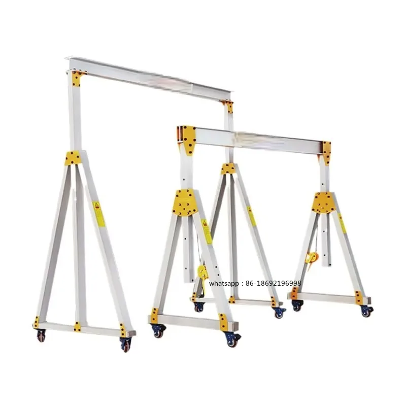 

1T Foldable Mini Aluminum Mobile Gantry Crane Portable Gantry Crane Mini Small Electric Mobile Gantry Crane