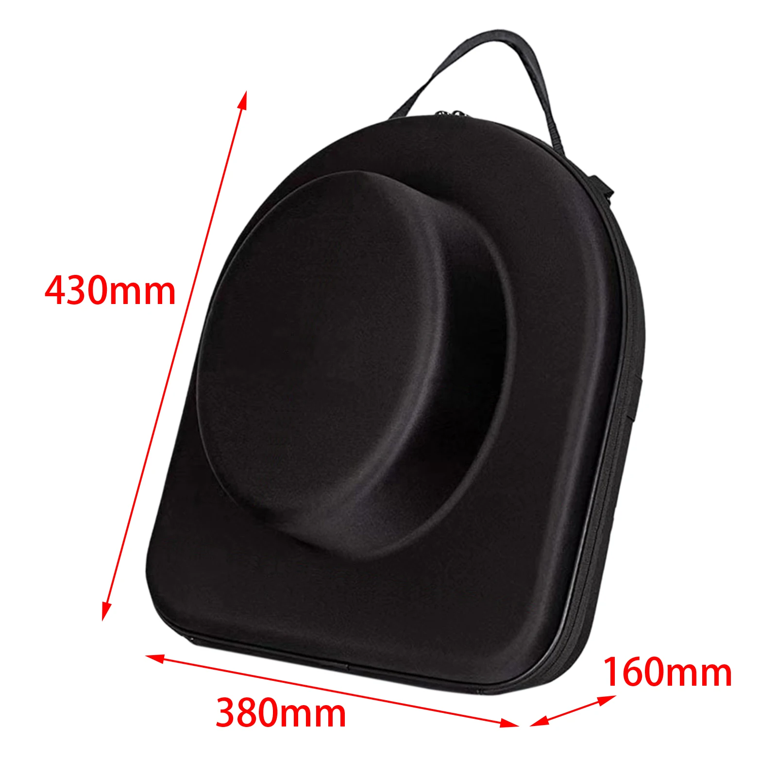 Sharplace Boîte De Rangement Pour Chapeaux à Bord Rond - Organisateur Anti-Poussière Avec Fenêtre Transparent