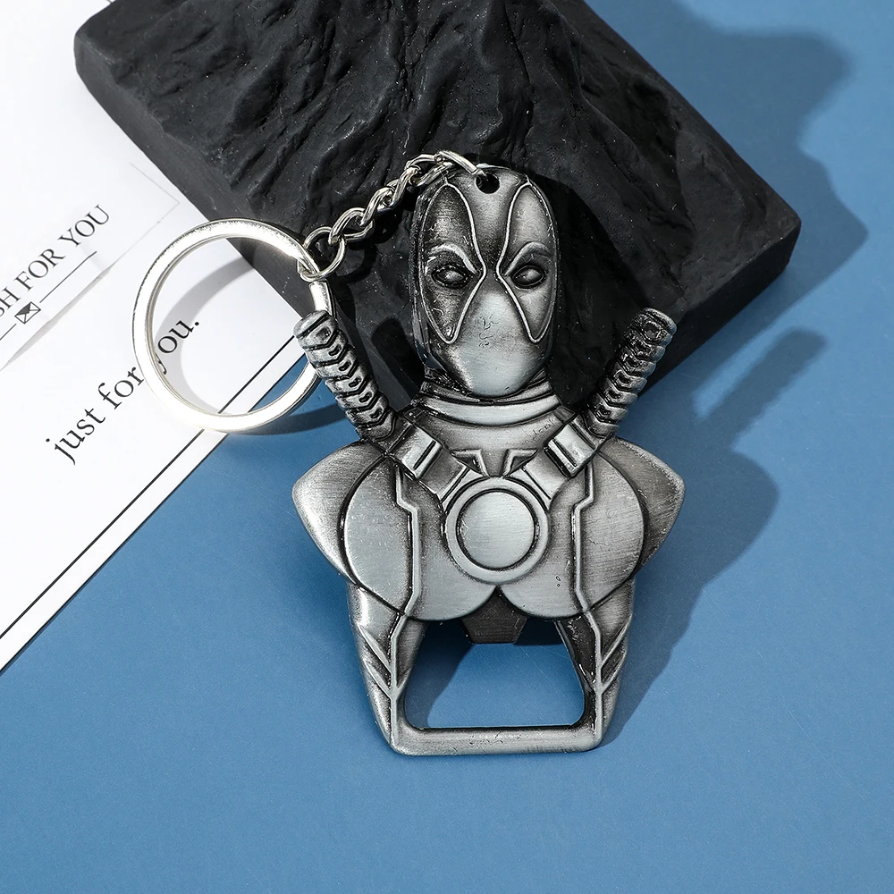 Deadpool Keychain Trendy Perso - Bottle Opener Keyring 评论和价格