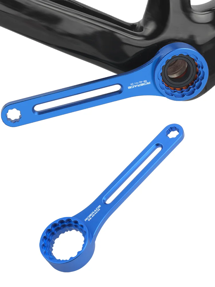 AliExpress riderace Bike Bottom Bracket Extractor Tool 6 In 1 Multi-Function Aluminum Alloy MTB Road Bicycle Hollow Integrated BB Center Axle Wrench