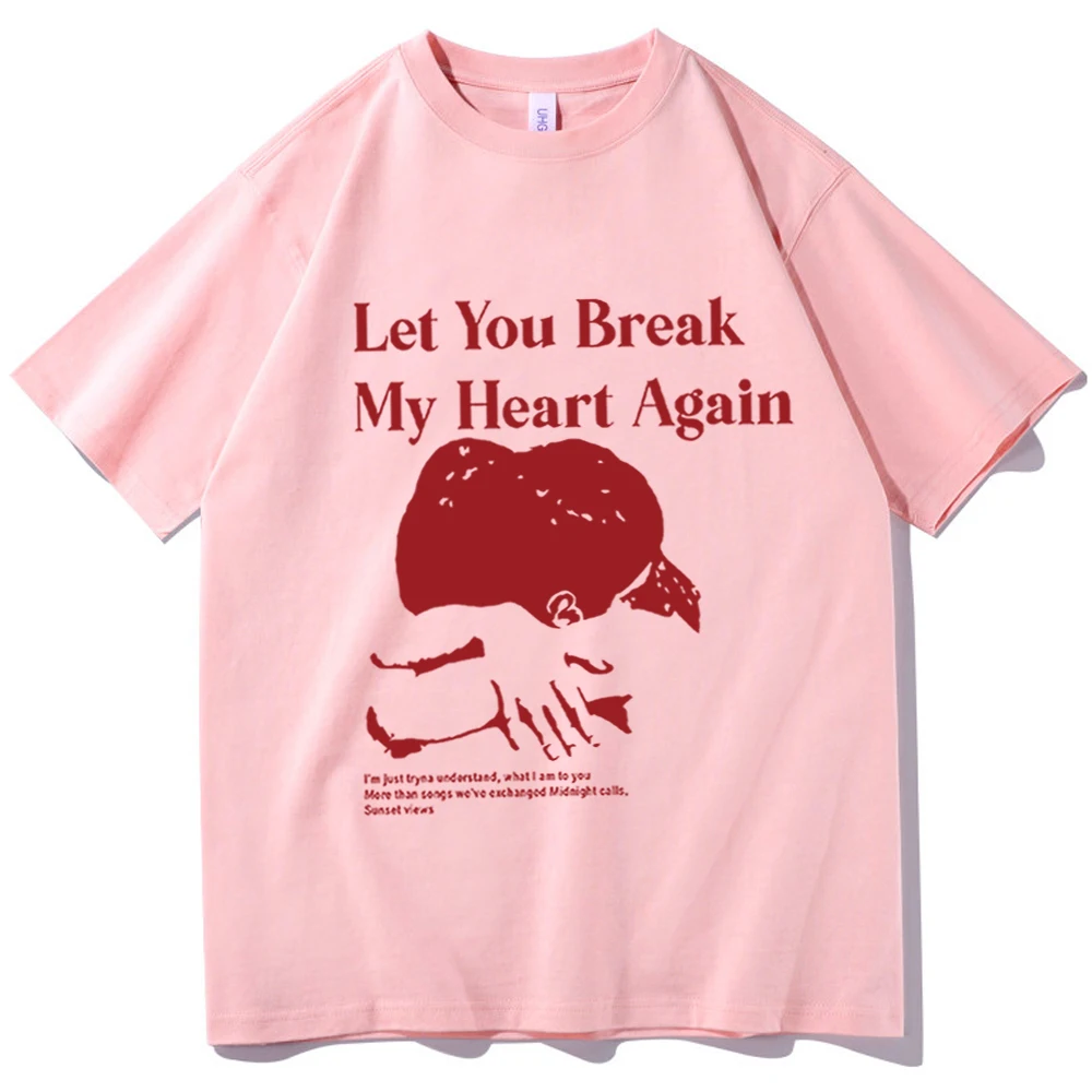 Laufey Shirt Let You Break My Heart Again Shirt Laufey Music Shirt Gift for Laufey Fan O-Neck Short Sleeve Shirts