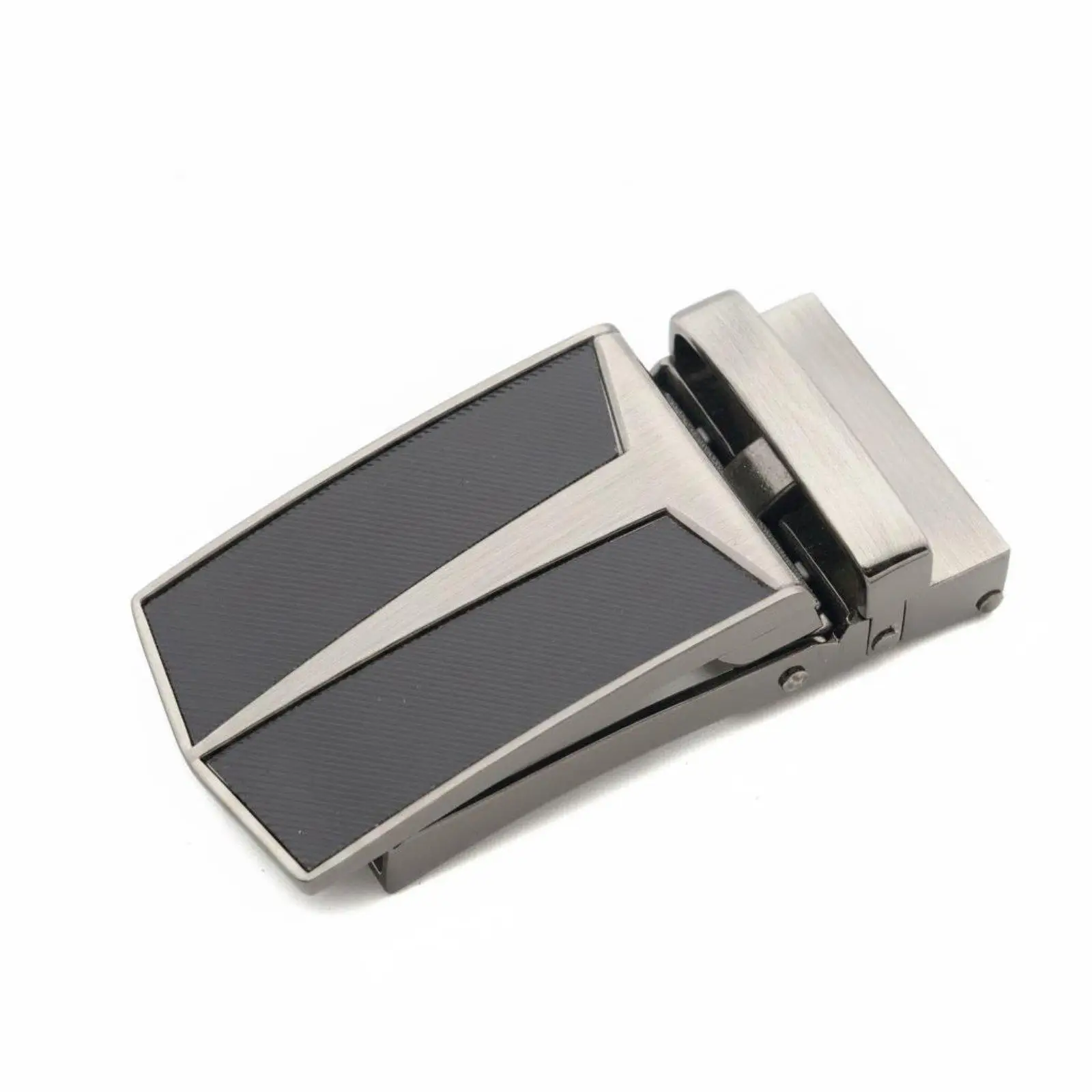 Premium Zinc Alloy Belt Buckle Rectangle Automatic Clasp Metal Fastener for Men's Leather Belts