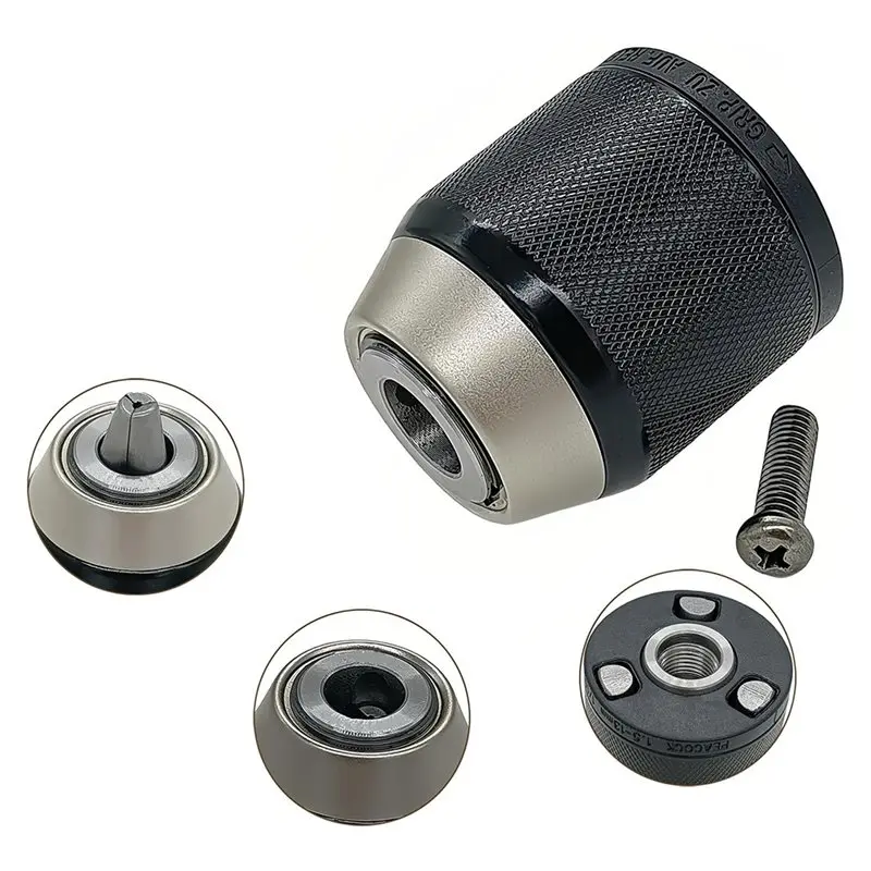 AWAH Keyless Chuck Adapter 2-13MM 1/2 Inch For Models- Includes DHP484, DHP482, DDF484, And More Part Number 766027-7