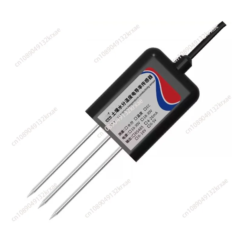 Soil temperature and humidity sensor nutrient meter