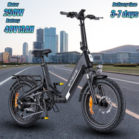 ENGWE L20 3.0 BOOST Electric Bicycle 250W Motor 48V13AH Lithium Battery Hydraulic Disc Brake Electric Bike 20*3 inch Tire E-Bike