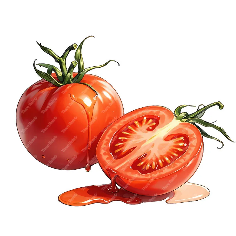 Three Ratels CD118 Fresh tomato fruit wall stickers for home decoration Kitchen decals