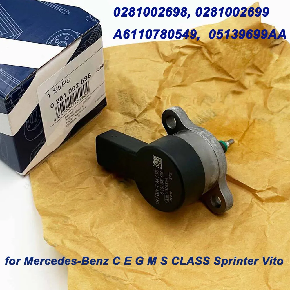 

For 0281002698 0281002699 Fuel Rail Pressure Control Valve DRV For Mercedes-Benzz C E G M-Class Sprinter Vito 6110780549 A61107
