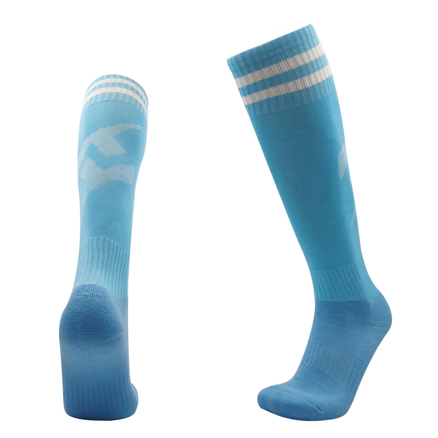Fußball Socken Hohe Qualität Lange Röhre Knie Baumwolle Kinder Legging Strümpfe Fußball Baseball Laufen Sport Erwachsene Kinder Socken – Detail 14