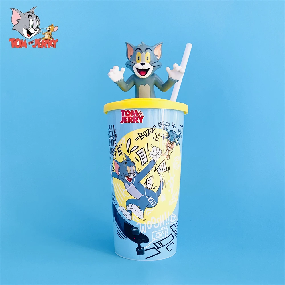 Anime Tom And Jerry Topper Cup Figurine 22oz Exclusive Cinema Collectible Cartoon Lovely Gifts