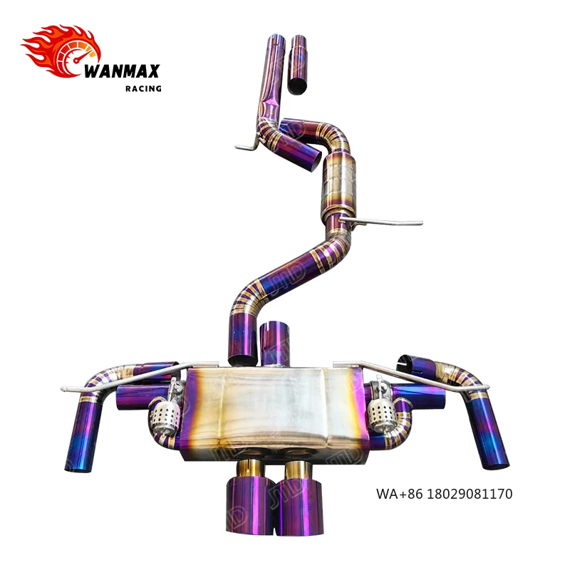 

Высокопроизводительная выхлопная система Catback из титана для A3 1.8L 2015 года с электронным управлением клапанами и пультом ДУ для оптимальной работы автомобиля