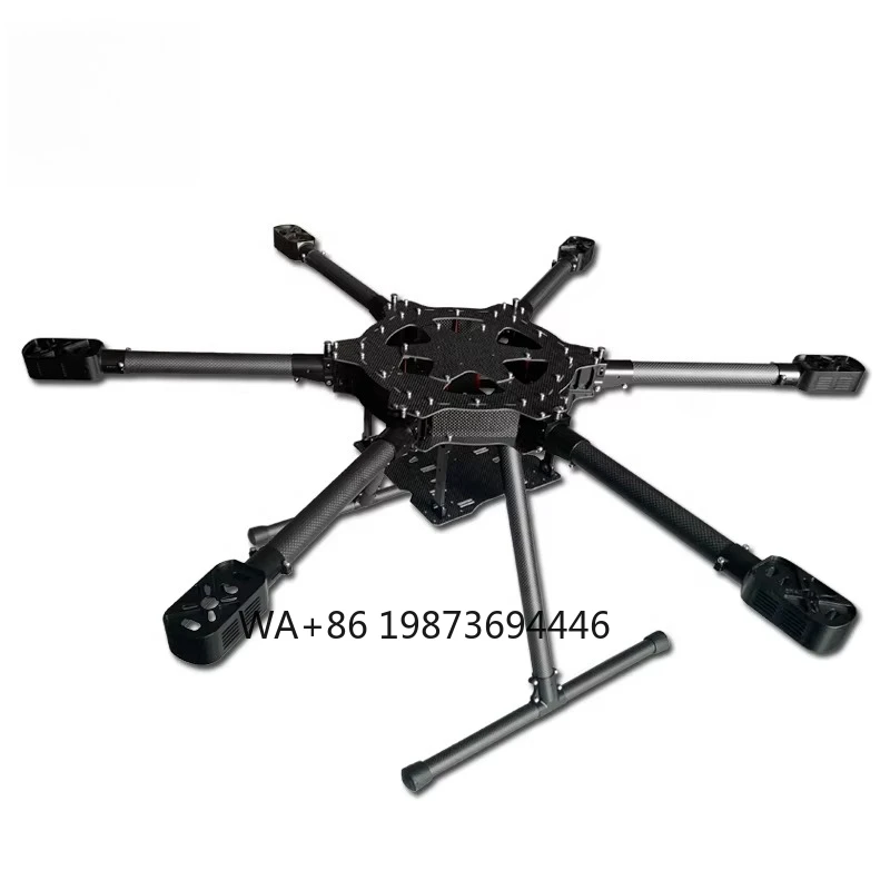 

960mm Full Carbon Fiber Hexa-Rotor Frame Foldable Arm Hexacopter Frame Kit with Unflodable Landing Gear for FPV