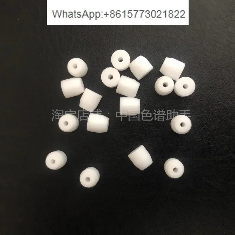 Chromatography 1/16 high temperature resistant P-TFE sealing gasket 1/16 tube connection 1/8 joint replaces Vespel pressure ring