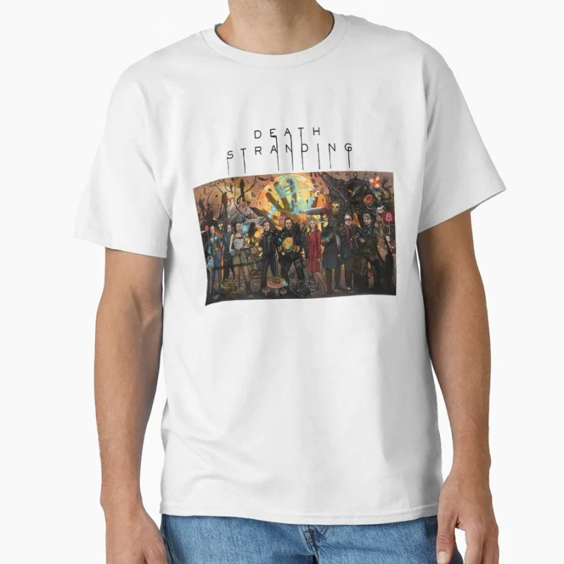 

Squad Death Stranding hideo kojima productions video game for fans gift T-shirt large size Tops S-6xl Adult Clothing
