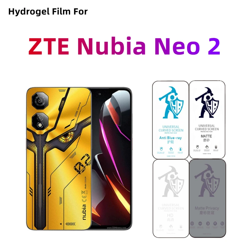 

2pcs Matte Hydrogel Film For ZTE Nubia Neo2 HD Screen Protector For Nubia Neo2 Eye Care Privacy Matte Protective Film