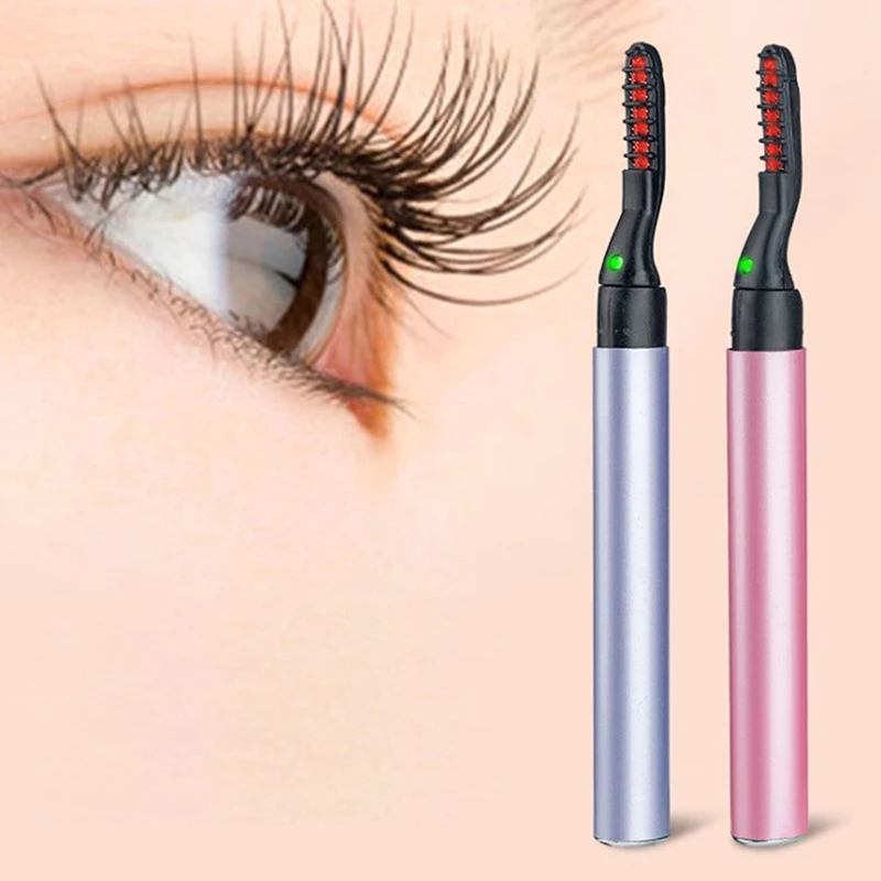 

Makeup Portable Pen Style Electric Heated Eyelash Curler Makeup Eye Lashes