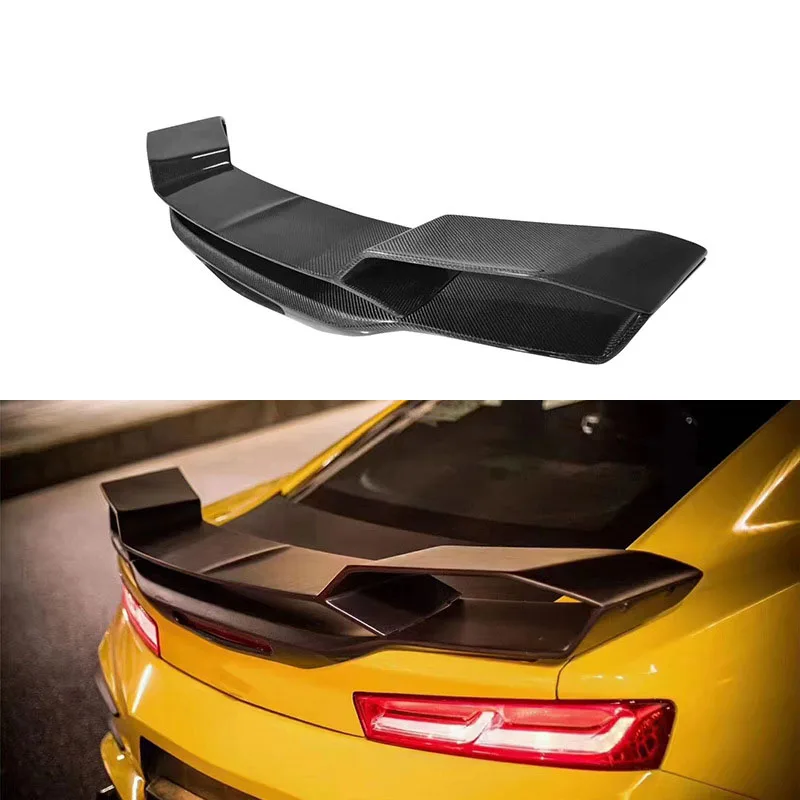 

Carbon fiber rear spoiler wind wing fittings for Chevrolet Camaro sixth generation Transformers rear wing 2017