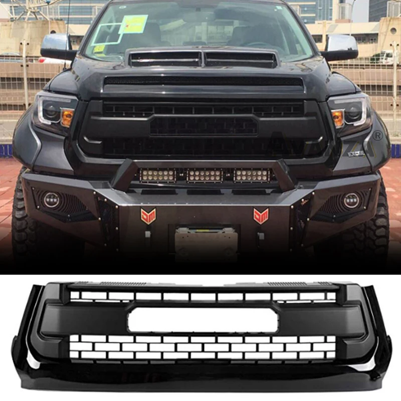 

Auto Parts Front Bumper Grille Modification Accessories Decoration Fits For 2014-2019 Toyota Tundra Grill
